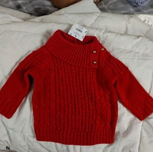 Cotton knit sweater